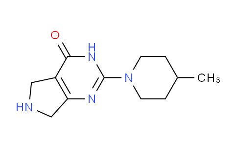 CAS No. 1707399-56-1, 2-(4-Methylpiperidin-1-yl)-6,7-dihydro-3H-pyrrolo[3,4-d]pyrimidin-4(5H)-one