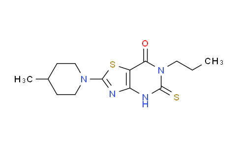 CAS No. 1334491-99-4, 2-(4-Methylpiperidin-1-yl)-6-propyl-5-thioxo-5,6-dihydrothiazolo[4,5-d]pyrimidin-7(4H)-one