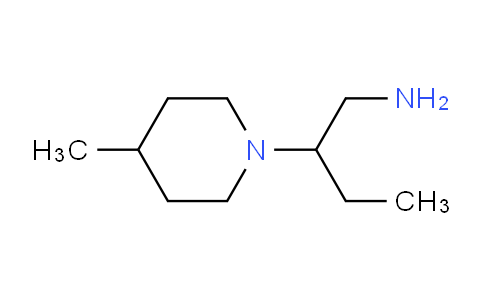 CAS No. 953737-29-6, 2-(4-Methylpiperidin-1-yl)butan-1-amine