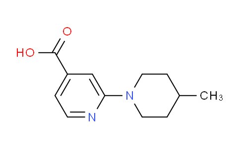 CAS No. 1019387-13-3, 2-(4-Methylpiperidin-1-yl)isonicotinic acid