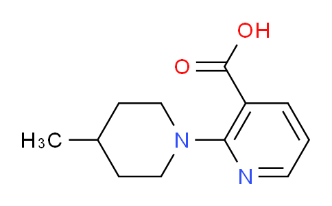 CAS No. 460363-49-9, 2-(4-Methylpiperidin-1-yl)nicotinic acid