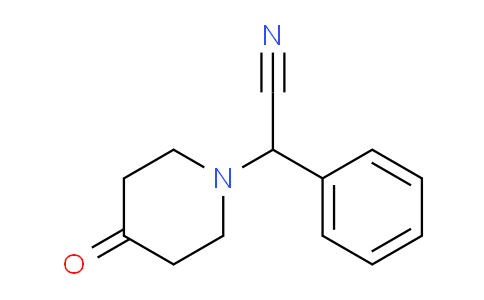 CAS No. 1018337-05-7, 2-(4-Oxopiperidin-1-yl)-2-phenylacetonitrile