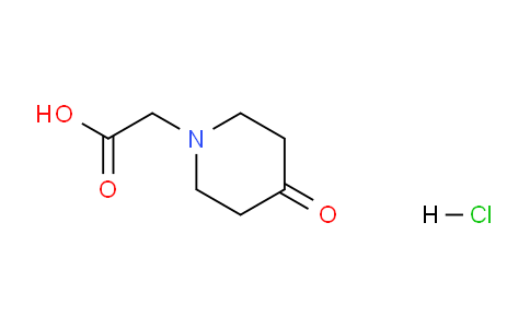 CAS No. 1185300-59-7, 2-(4-Oxopiperidin-1-yl)acetic acid hydrochloride
