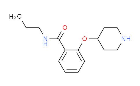 CAS No. 902837-05-2, 2-(4-Piperidinyloxy)-n-propylbenzamide