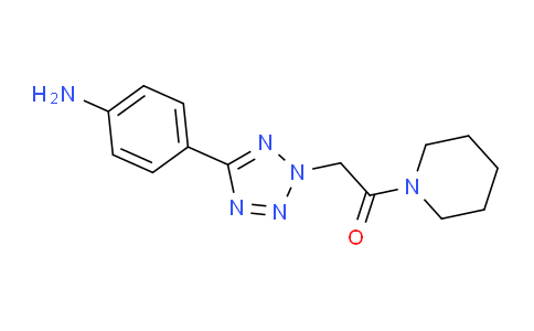 CAS No. 436092-93-2, 2-(5-(4-Aminophenyl)-2H-tetrazol-2-yl)-1-(piperidin-1-yl)ethanone