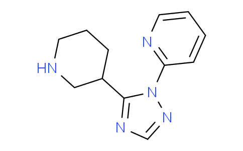 CAS No. 1710302-16-1, 2-(5-(Piperidin-3-yl)-1H-1,2,4-triazol-1-yl)pyridine