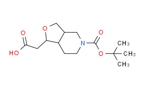 CAS No. 1341039-48-2, 2-(5-(tert-Butoxycarbonyl)octahydrofuro[3,4-c]pyridin-1-yl)acetic acid