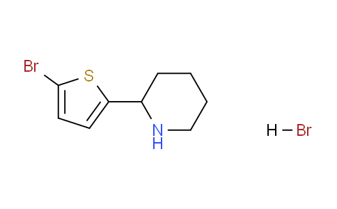 CAS No. 915402-14-1, 2-(5-Bromothiophen-2-yl)piperidine hydrobromide