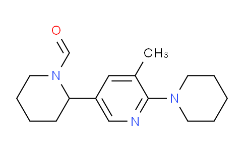 CAS No. 1352520-39-8, 2-(5-Methyl-6-(piperidin-1-yl)pyridin-3-yl)piperidine-1-carbaldehyde