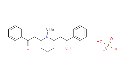 CAS No. 1354784-35-2, 2-(6-(2-Hydroxy-2-phenylethyl)-1-methylpiperidin-2-yl)-1-phenylethanone sulfate