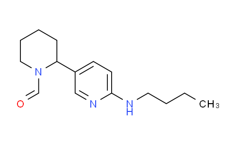 CAS No. 1352507-44-8, 2-(6-(Butylamino)pyridin-3-yl)piperidine-1-carbaldehyde