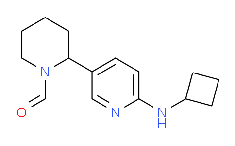CAS No. 1352531-88-4, 2-(6-(Cyclobutylamino)pyridin-3-yl)piperidine-1-carbaldehyde