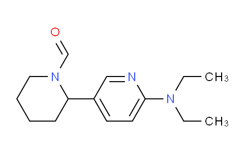 CAS No. 1352500-79-8, 2-(6-(Diethylamino)pyridin-3-yl)piperidine-1-carbaldehyde