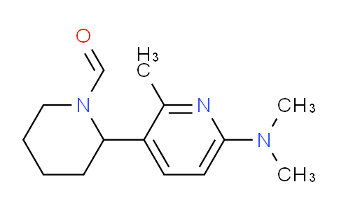 CAS No. 1352505-93-1, 2-(6-(Dimethylamino)-2-methylpyridin-3-yl)piperidine-1-carbaldehyde