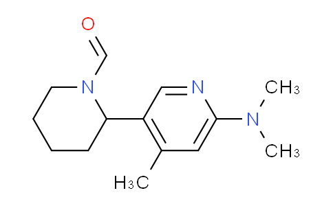 CAS No. 1352523-54-6, 2-(6-(Dimethylamino)-4-methylpyridin-3-yl)piperidine-1-carbaldehyde