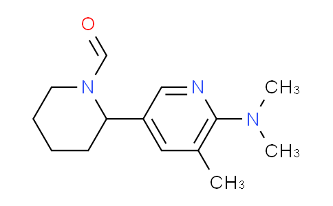 CAS No. 1352523-10-4, 2-(6-(Dimethylamino)-5-methylpyridin-3-yl)piperidine-1-carbaldehyde