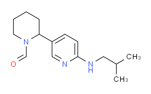 CAS No. 1352501-03-1, 2-(6-(Isobutylamino)pyridin-3-yl)piperidine-1-carbaldehyde