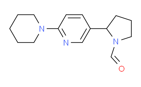 CAS No. 1352532-71-8, 2-(6-(Piperidin-1-yl)pyridin-3-yl)pyrrolidine-1-carbaldehyde