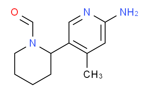CAS No. 1352538-82-9, 2-(6-Amino-4-methylpyridin-3-yl)piperidine-1-carbaldehyde