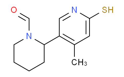 CAS No. 1352535-55-7, 2-(6-Mercapto-4-methylpyridin-3-yl)piperidine-1-carbaldehyde