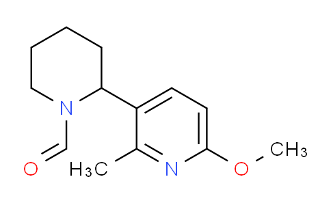 CAS No. 1352483-75-0, 2-(6-Methoxy-2-methylpyridin-3-yl)piperidine-1-carbaldehyde