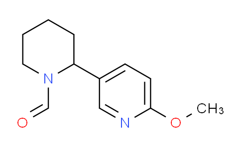 CAS No. 1352503-50-4, 2-(6-Methoxypyridin-3-yl)piperidine-1-carbaldehyde