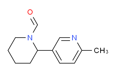 CAS No. 1352523-89-7, 2-(6-Methylpyridin-3-yl)piperidine-1-carbaldehyde