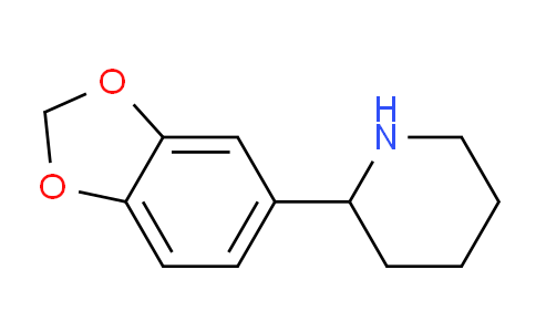 CAS No. 383128-51-6, 2-(Benzo[d][1,3]dioxol-5-yl)piperidine