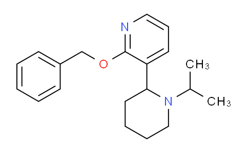 CAS No. 1352520-59-2, 2-(Benzyloxy)-3-(1-isopropylpiperidin-2-yl)pyridine