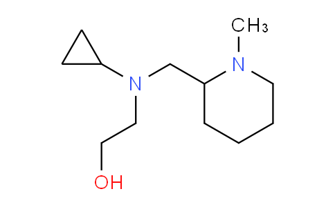 CAS No. 1353959-13-3, 2-(Cyclopropyl((1-methylpiperidin-2-yl)methyl)amino)ethanol