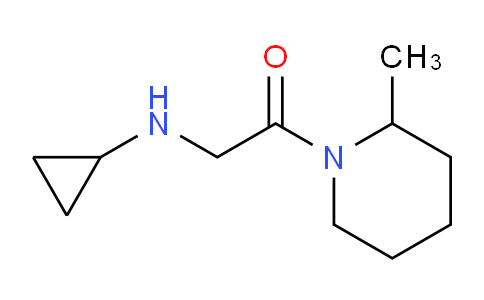 CAS No. 1179176-69-2, 2-(Cyclopropylamino)-1-(2-methylpiperidin-1-yl)ethanone