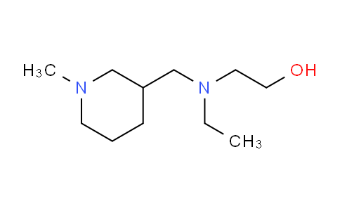 CAS No. 1353976-42-7, 2-(Ethyl((1-methylpiperidin-3-yl)methyl)amino)ethanol