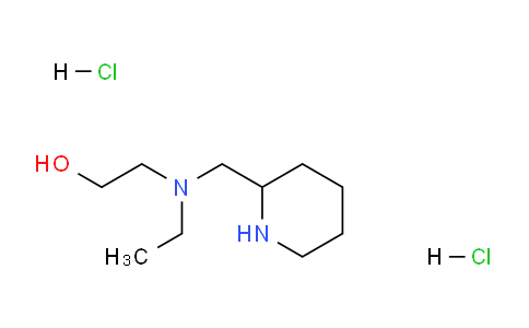 CAS No. 1219963-80-0, 2-(Ethyl(piperidin-2-ylmethyl)amino)ethanol dihydrochloride