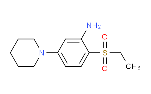 CAS No. 1220021-52-2, 2-(Ethylsulfonyl)-5-(piperidin-1-yl)aniline