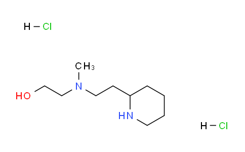 CAS No. 1220035-54-0, 2-(Methyl(2-(piperidin-2-yl)ethyl)amino)ethanol dihydrochloride