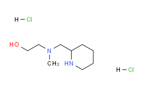 CAS No. 1220035-89-1, 2-(Methyl(piperidin-2-ylmethyl)amino)ethanol dihydrochloride