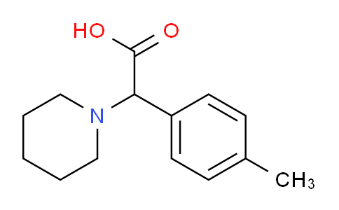 CAS No. 1017378-40-3, 2-(Piperidin-1-yl)-2-(p-tolyl)acetic acid