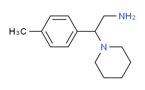 CAS No. 927965-82-0, 2-(Piperidin-1-yl)-2-(p-tolyl)ethanamine