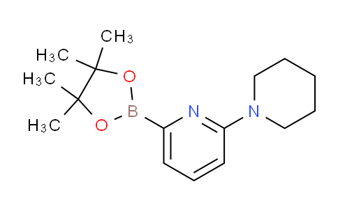 CAS No. 1315350-93-6, 2-(Piperidin-1-yl)-6-(4,4,5,5-tetramethyl-1,3,2-dioxaborolan-2-yl)pyridine