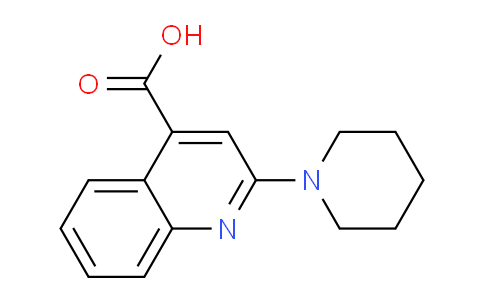CAS No. 202599-49-3, 2-(Piperidin-1-yl)quinoline-4-carboxylic acid