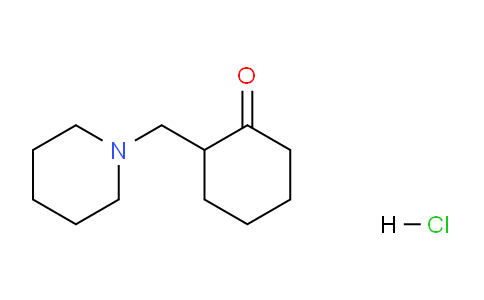 CAS No. 6966-09-2, 2-(Piperidin-1-ylmethyl)cyclohexanone hydrochloride