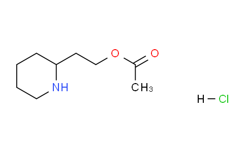 CAS No. 1220020-48-3, 2-(Piperidin-2-yl)ethyl acetate hydrochloride