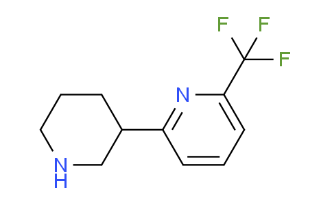 CAS No. 1260887-10-2, 2-(Piperidin-3-yl)-6-(trifluoromethyl)pyridine
