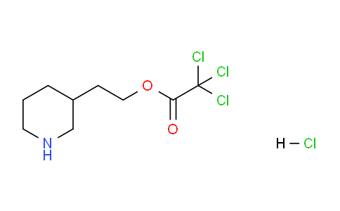 CAS No. 1219979-56-2, 2-(Piperidin-3-yl)ethyl 2,2,2-trichloroacetate hydrochloride