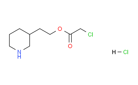 CAS No. 1220020-73-4, 2-(Piperidin-3-yl)ethyl 2-chloroacetate hydrochloride