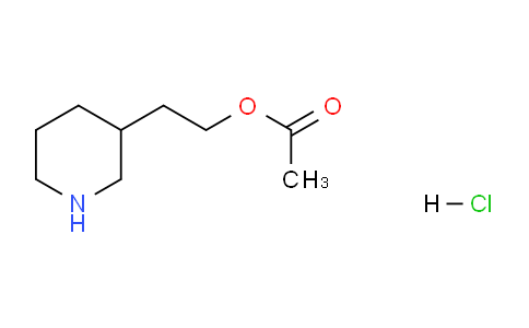 CAS No. 1220031-27-5, 2-(Piperidin-3-yl)ethyl acetate hydrochloride