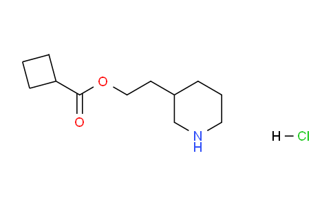CAS No. 1219972-52-7, 2-(Piperidin-3-yl)ethyl cyclobutanecarboxylate hydrochloride