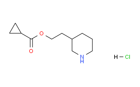 CAS No. 1219948-60-3, 2-(Piperidin-3-yl)ethyl cyclopropanecarboxylate hydrochloride