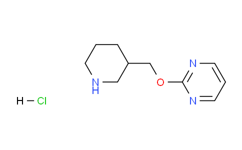 CAS No. 1185307-62-3, 2-(Piperidin-3-ylmethoxy)pyrimidine hydrochloride