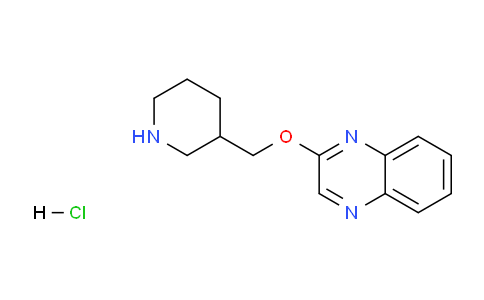 CAS No. 1185313-33-0, 2-(piperidin-3-ylmethoxy)quinoxaline hydrochloride